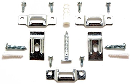 Picture Frame Security Hardware Complete Sets for Wood or Metal Frames up to 60