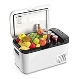 UKKISO 12 Volt Car Refrigerator, Portable Freezer, Car Fridge Dual Zone APP Control, 22...