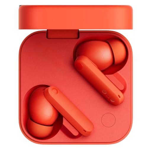 Image of Buds Wireless Bluetooth Earbuds,Compatible with Nothing 42dB Noise Cancelling Earbuds, Dirac HD Audio, 35.5H Playtime, BT5.3, IP54 Waterproof, 4HD Mics Wireless Headphones (Orange)