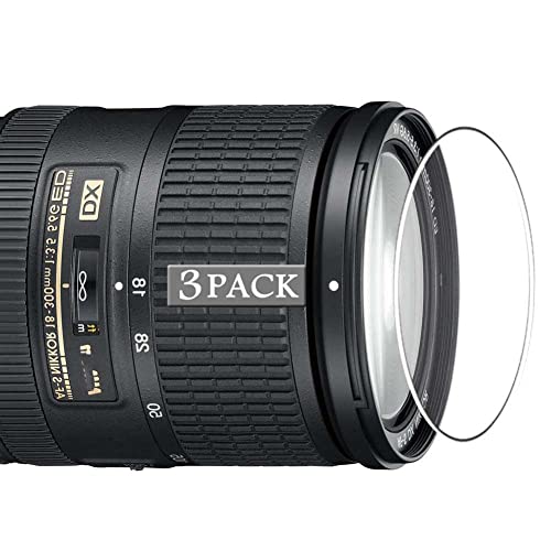 Vaxson 3-Pack Screen Protector, compatible with Nikon AF-S DX NIKKOR 18-300mm f/3.5-5.6G ED VR TPU Film Protectors Sticker [ Not Tempered Glass ]