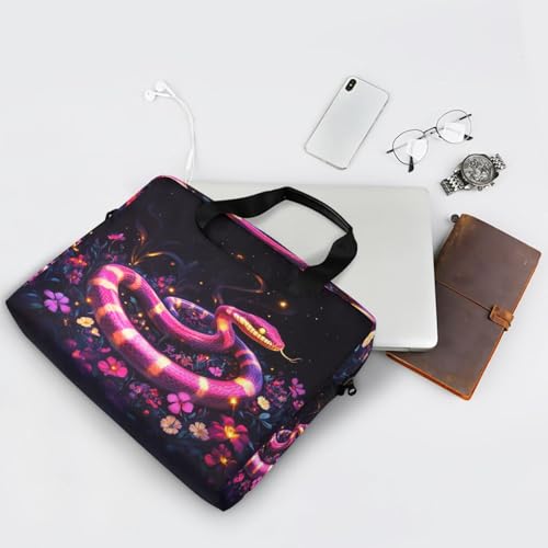 Funda para Laptop 15.6 pulg con Asa y Correa Rosa miniatura 7