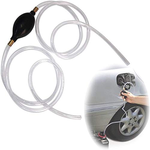 Benzin Siphon Schlauchpumpe, tragbare Hand Flüssigkeits Transfer Elektro Siphon Pumpe Handtransfer Gasöl, Siphon-Siphon-Transferpumpen Kit für