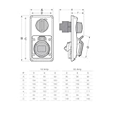 Zoom IMG-1 presa interbloccata verticale con sezionatore Zoom IMG-1 presa interbloccata verticale con sezionatore