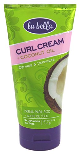 La Bella Curl Cream + Coconut Oil 6 oz