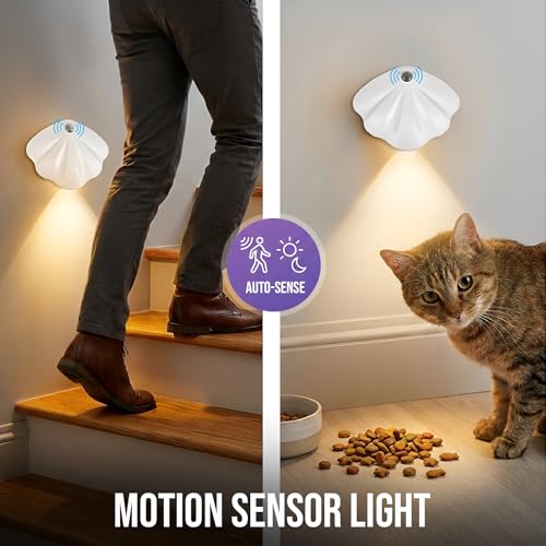 Image of Gesto Rechargeable Motion Sensor Night Light, Magnetic LED Wall Lamp, USB-C Wireless Closet Light, Motion Activated Under Cabinet Light with 3 Color Temperatures for Bedroom, Kitchen, Hallway & Stairs