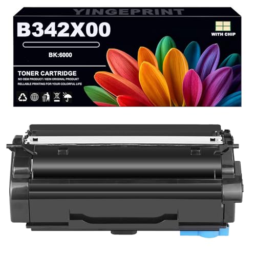 YINGEPRINT B342X00 Cartouche de Toner Noir(6000 Pages) Haute Capacité B342X00 B340XA0 Compatible Remplacement pour Imprimante Lexmark B3340 B3340dw B3442...