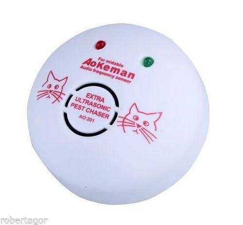 GadgetsForYou! Pestchaser ahuyenta roedores ratones por ultrasonidos de corriente eléctrica