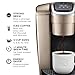 Keurig K-Elite Single Serve K-Cup Pod Coffee Maker, with Strength and Temperature Control, Iced Coffee Capability, 8 to 12oz Brew Size, Programmable, Brushed Gold