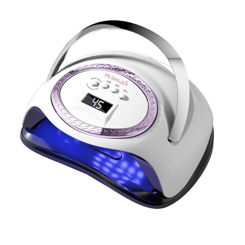 Professional UV LED Nail Lamp, 66 LEDs Nail Dryer with Smart Sensor, Digital Display & 4 Timers,...
