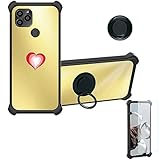 Adhesive metal finger ring support [you can choose to stick to Case, or separate use], 360 degree rotation + car bracket magnetic suction