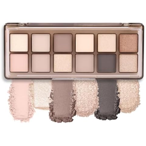 AMY'S DIARY 12-Color Nude Eyeshadow Palette for Versatile Day-to-Night Looks – Blendable, Long-Lasting, and Highly Pigmented. Elevate Your Eye Makeup – Unleash Your Unique Style (20) Cover