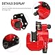 Anlseiod Bremssattel für Keeway F-ActRieju AGM Motors GMX 450 ATU Benzhou YY50QT Baotian BT49QT-12 CPI Popcorn Aragon GP 50 Explorer Flex Tech Generic Jinlun Kreidler Flory Longjia Motowell Bremszange