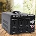 Knwigoe 5000 Watt Voltage Converter Transformer VTUS-5000VA Step Up/Down 110V/120V/220V/240V Power Converter with 3 US Outlets 3 Universal Outlets Circuit Breaker Protection