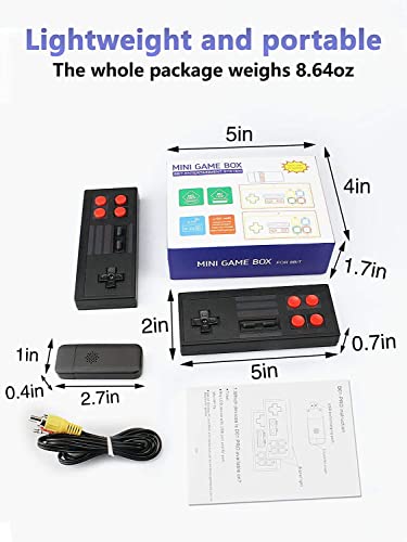 Image of Viart Creation Extreme Mini Plug and Play Wireless Game Box HD 1080p TV Retro Video Game for Kids 620 Extreme Mini Game Box 8 Bit Retro Games for up to 2 Players Black (Extreme)