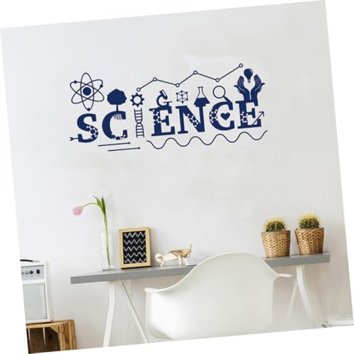 Vinilo decorativo científico adhesivo pared 99x42 cm PVC miniatura 5