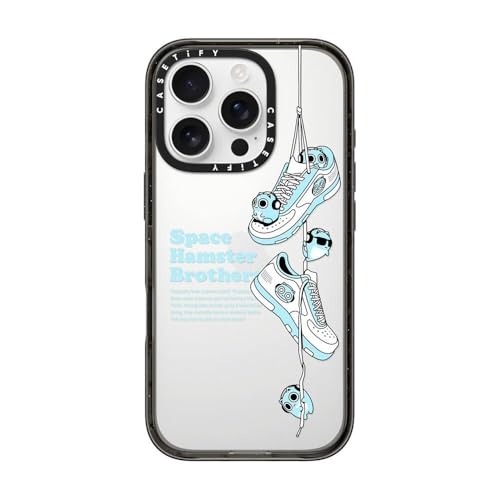 CASETiFY �C���p�N�g iPhone 16 Pro �P�[�X [�X���� / 2.5m�̗����������N���A (MIL�K�i4�{����) / ���C�����X�[�d�ɑΉ�] - SHOES - �N���A �u���b�N