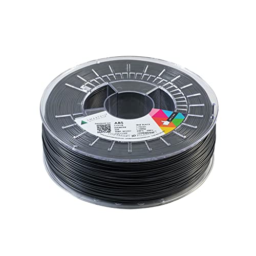 Smartfil ABS, 1.75mm, True Black, 1000g Filamento para Impresión 3D de Smart Materials 3D Cover