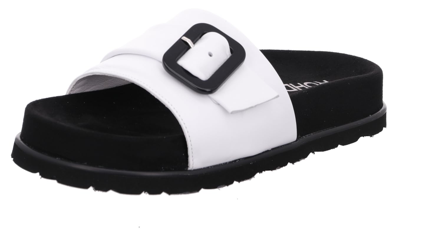 Rohde Women's Siena Slippers, 01 Offwhite, 37 EU, 01 Offwhite, 5 UK