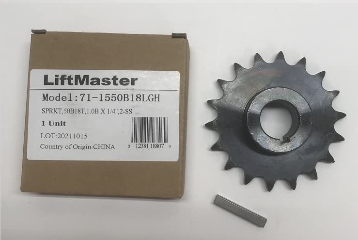 Liftmaster 71-1550B18LGH Sprocket Kit, 50B18, 1