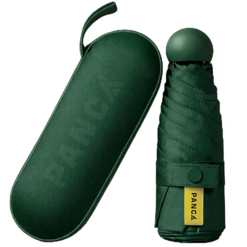 Image of PANCA Umbrella Foldable Compact Travel Umbrella | UV Protection Sun & Rain | Windproof Strong Frame | Lightweight Portable for Men Women, kids boys girls