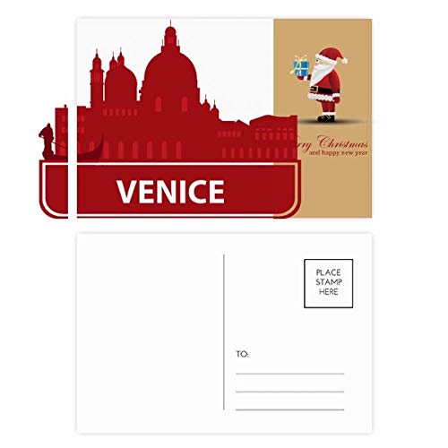 Cartes postales Père Noël Venise Italie lot de 20 pour correspondance de Noël
