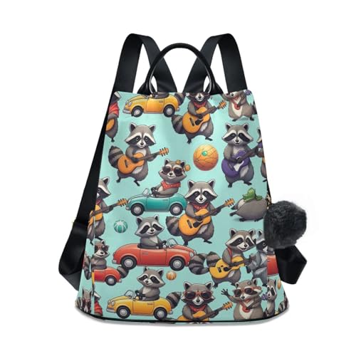 Sac à dos avec plusieurs poches raton laveur pour rangement optimal