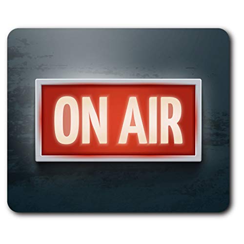 On Air Radio Studio Sign Mouse Mat Pad Computer PC Laptop Gaming Office Home Desk Accessory Gadget 14651