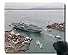 Produktbild Mauspad mit genähtem Rand, militärische HMS-Königin Elizabeth (R08) Kriegsschiff-Mauspad, rutschfeste Gummibasis Mousepad