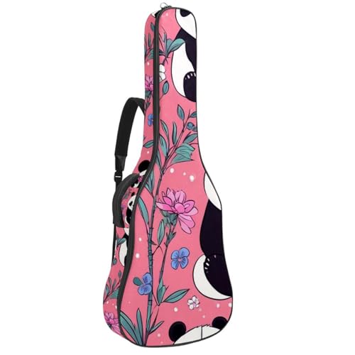 Housse guitare acoustique 41 pouces imperméable et rembourrée avec sac accessoires