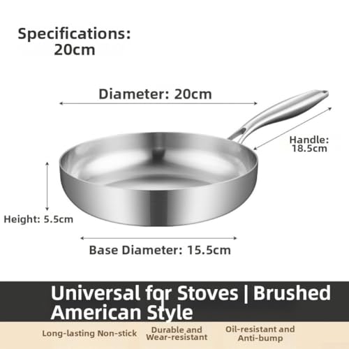 Poêle acier inoxydable cuisson uniforme pour des crêpes parfaites - 3