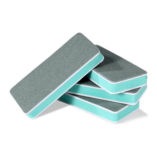 Sinbana 4pcs Double Face Brosse Nettoyage Aquarium, EVA Brosse Éponge Bac à Poissons Nettoyeur Récurant Outil Nettoyage Aquarium pour Bac à Poissons & Cuisine Maison (Vert)