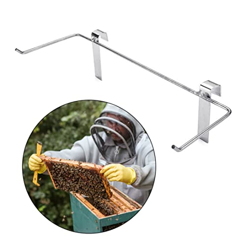 Eyccier 2 STÜCKE Bienenstockrahmen Halter Tragetasche Bienenkochtuch Ständer Side Mount Rack Werkzeug Edelstahl Silber – Bild 3