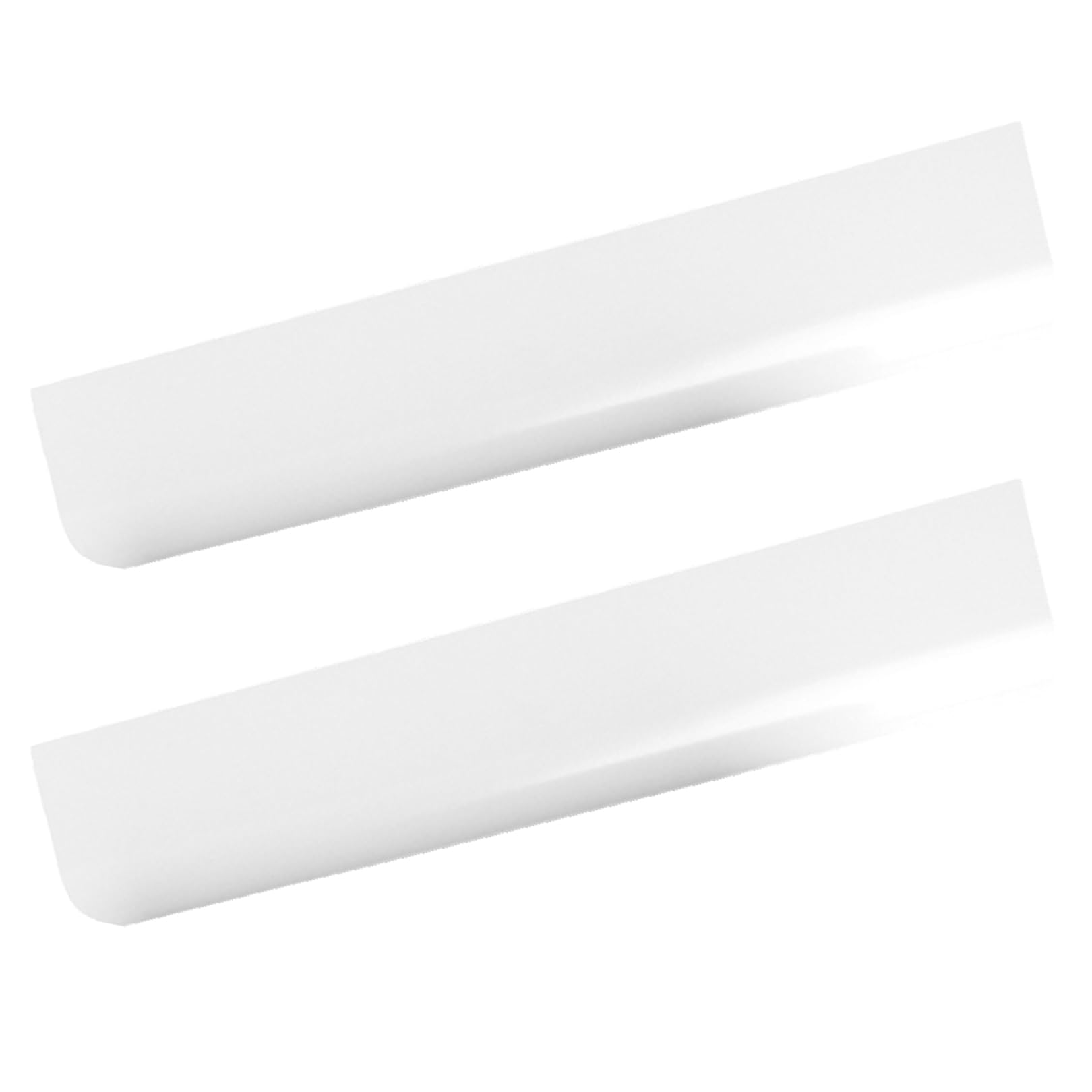 SBZIOJHDR Door Handle, Concealed Handles Wardrobe Kitchen Cupboard Finger Edge Pull White 2 Pieces(Overall Length 800mm)