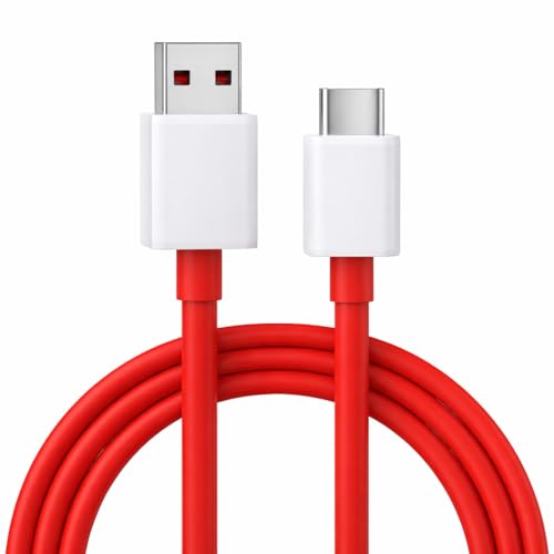 Image of Oneplus-Original 100W Fast cable USB-A to C (1.5M) Compatible with OnePlus 13 /13R /12R /11 /11R /10 /10R /9 /9R /8 /8T,7 /7T /4 /3 /2,CE4 /3 /2 /Lite.(Dash, Warp, SuperVooc). Support all USB to Type-C Devices