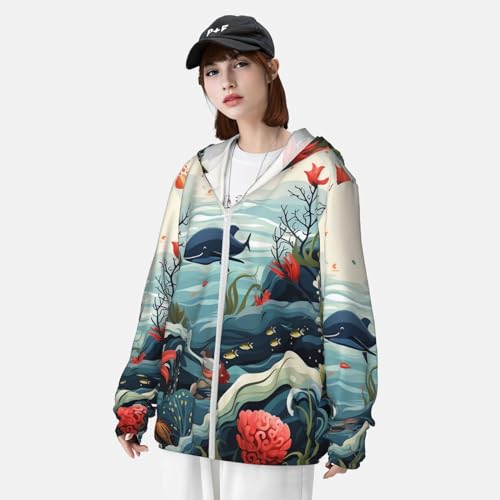 Chaqueta unisex ultraligera con protección solar UPF 50+ miniatura 4