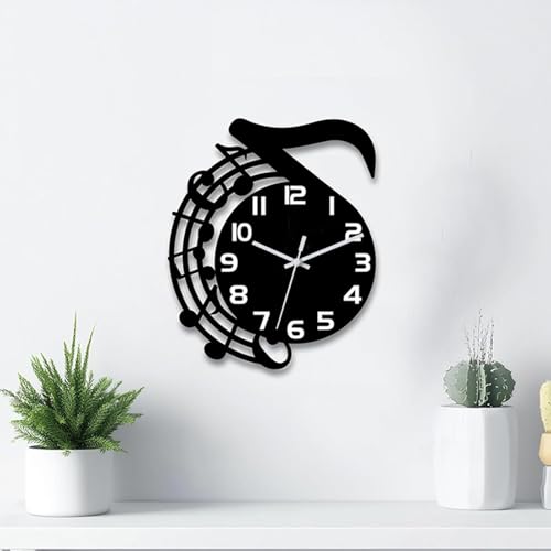 Horloge murale cadeau musicien idéale pour fêtes et bureau - 4