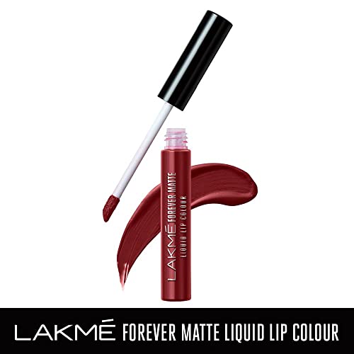 Image of LAKME Forever Matte Liquid Lip Color - 34 Brown Sheer & Lakme Forever Matte Liquid Lip 35 Rose Wood Combo