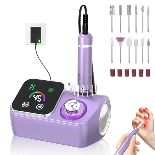 PYVOLA Electric Nail Drill Kit with LED Display
