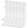 Gildan Calcetines deportivos para hombre, 12 pares