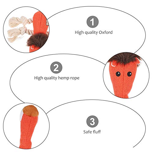 TEHAUX Brinquedo de cachorro que range animal de estimação Cachorro de brinquedo de mascar brinquedo