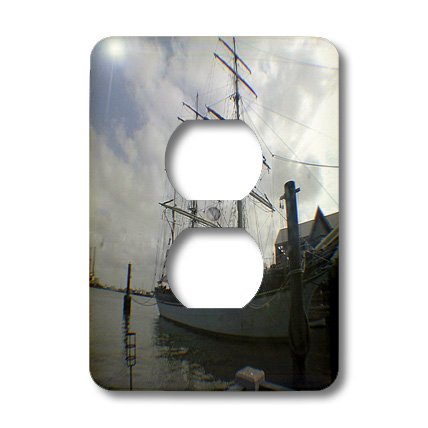 Cache-prise bateau 3dRose lsp_11890_6 double pour decoration marine