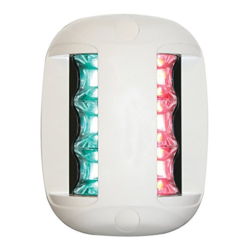 Lalizas FOS LED Bi-Color Light Side Mount with White Housing, 20