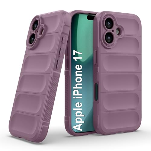 Image of amazon basics Back Case Cover for iPhone 17 | Compatible for iPhone 17 Back Cover | Liquid Silicon Magic Case with Camera Protection | Lavender
