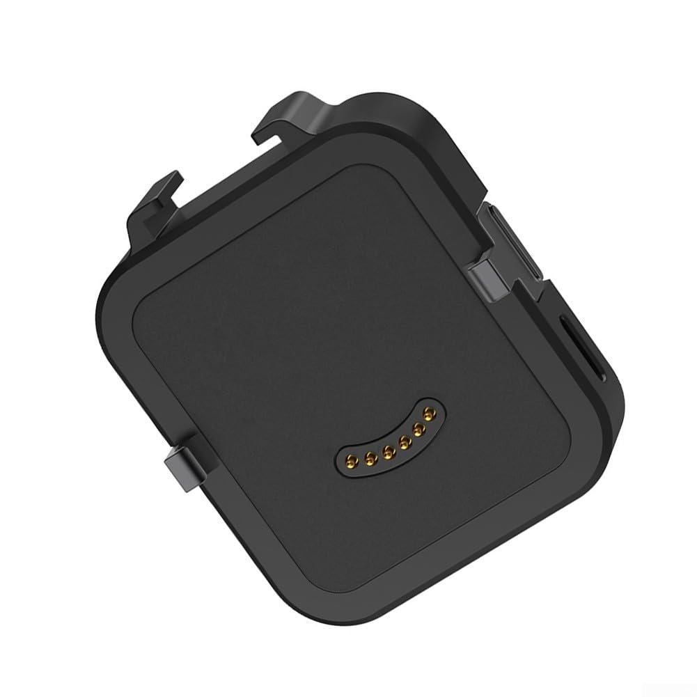 Base de carga magnética de 500 mAh para Insta360 GO para cámara Ultra, estación base de carga ABS portátil con almacenamiento de energía eficiente, accesorio de viaje compacto para rápido (negro)