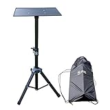Laptop Projector Tripod Stand - Adjustable Table with Sturdy Base - Portable Set with Storage Bag 30