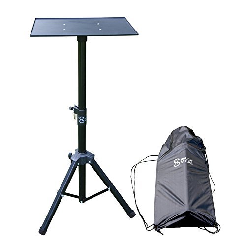 Holiday Styling Laptop Projector Tripod Stand – Adjustable Table With Sturdy Base – Portable Set With Storage Bag 30” – 44”