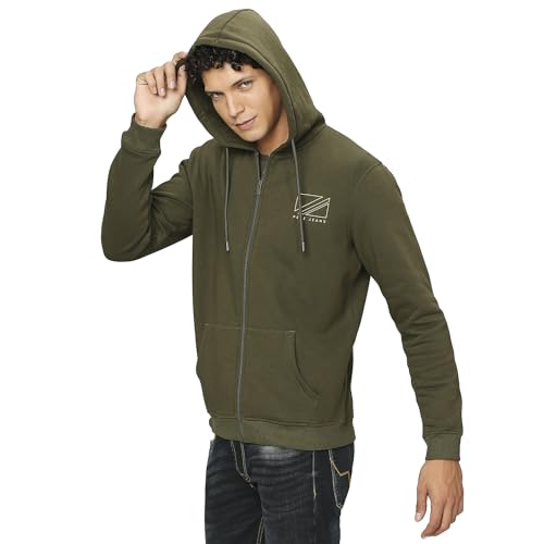 Image of Pepe Jeans Men's Fleece Hooded Neck Sweatshirt