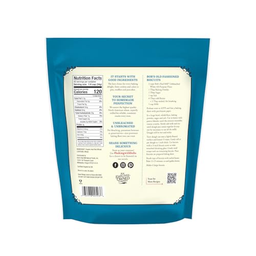 Image of Bob's Red Mill Organic All Purpose Unbleached Flour, 3lb