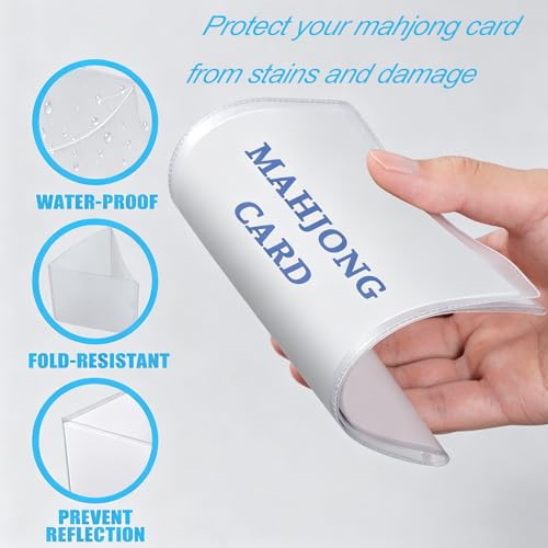 4 Protectores Extra Grandes para Cartas Mahjong 2026 miniatura 3