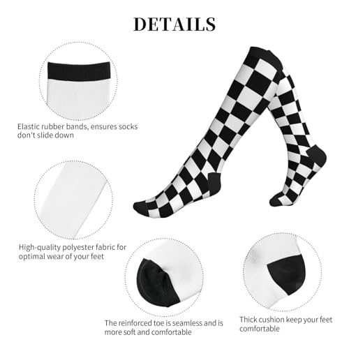 Image of Compression Socks for Women Men Circulation Graduated Supports Socks for Running Athletic Sports Nurse Travel